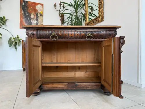 Säulenanrichte Gründerzeit Anrichte Schrank Antiquität G1886