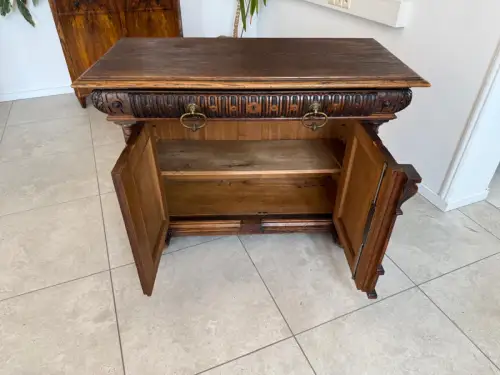 Säulenanrichte Gründerzeit Anrichte Schrank Antiquität G1886