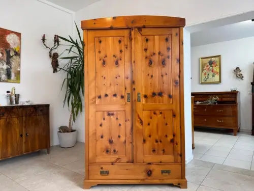 Zirbenholz Schrank Kasten Bauerschrank Kleiderkasten Bauernkasten G1883