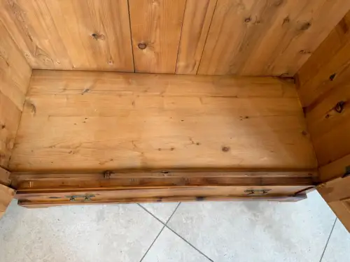 Zirbenholz Schrank Kasten Bauerschrank Kleiderkasten Spiegelschrank G1882