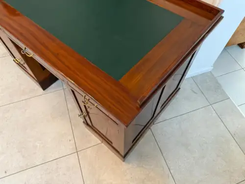Altrestaurierter Jugendstil Schreibtisch Sekretär Freisteher G1878