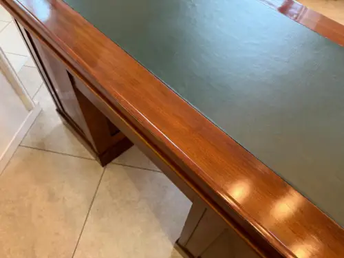 Altrestaurierter Jugendstil Schreibtisch Sekretär Freisteher G1878