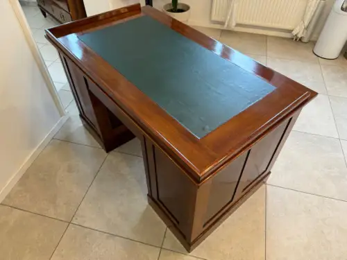Altrestaurierter Jugendstil Schreibtisch Sekretär Freisteher G1878