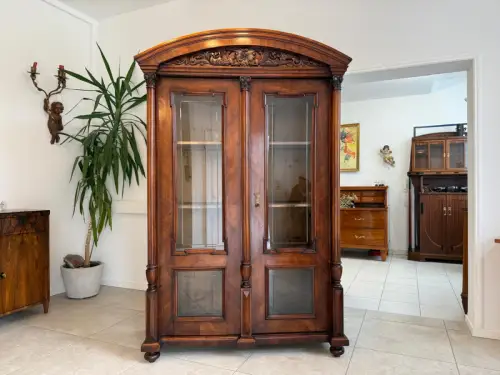 SALE Gründerzeit Vitrine Bücherschrank Sammlervitrine Antiquität G1905