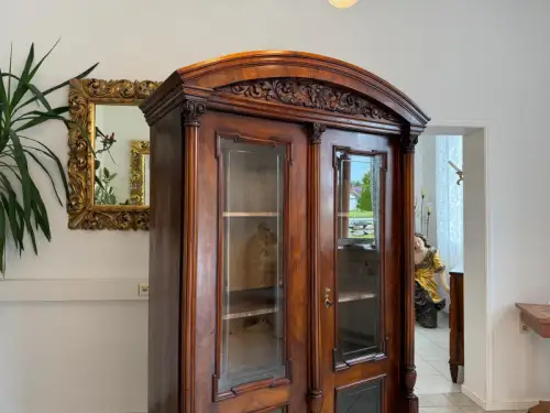 SALE Gründerzeit Vitrine Bücherschrank Sammlervitrine Antiquität G1905