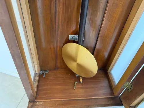 Originaler Jugendstil Regulator Standuhr 3 Gewichte Antik G1894