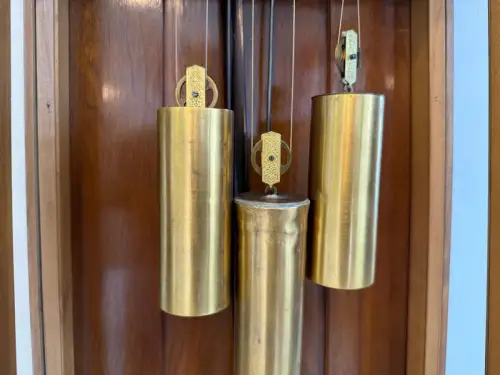 Originaler Jugendstil Regulator Standuhr 3 Gewichte Antik G1894