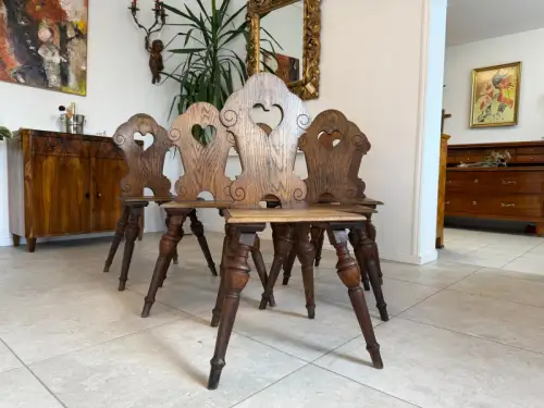 Bauernsessel Brettsessel Brettstühle Eichenholz Sessel G1959