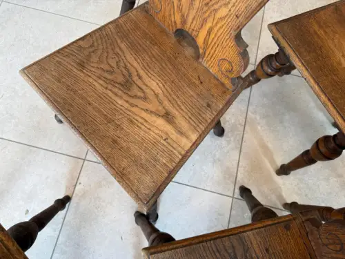 Bauernsessel Brettsessel Brettstühle Eichenholz Sessel G1959