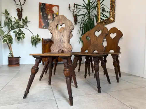 Bauernsessel Brettsessel Brettstühle Eichenholz Sessel G1959