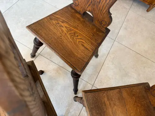 Bauernsessel Brettsessel Brettstühle Eichenholz Sessel G1959