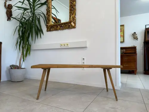 Altes  Bankerl Sitzbank Bankerl Massivholz Bauernbank G1942