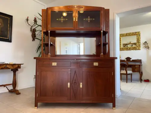 SALE Restauriertes Jugendstil Aufsatzbuffet Etagere  Bücherschrank Traum Antiqui