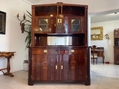 SALE Restauriertes Jugendstil Kredenz Etagere  Bücherschrank Traum Antiquität G1