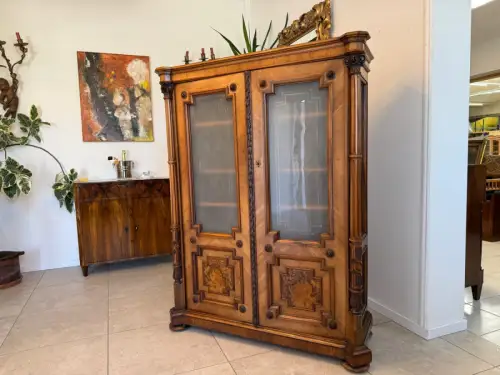 Originale Gründerzeit Anrichte Schrank Vertiko Schrank G1996