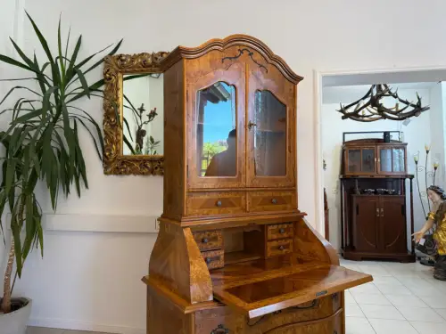Tabernakel Barockstil Aufsatzsekretär Ladenschrank G1995