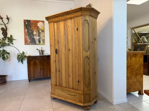 Biedermeier Bauernschrank Naturholzschrank Antiquität G1932