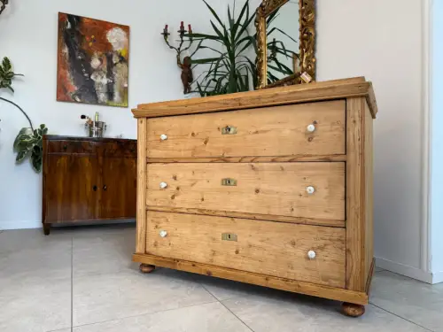 Restaurierte Biedermeier Kommode 3 Ladenkommode Antik ifantik G2033