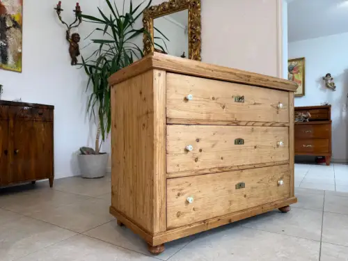 Restaurierte Biedermeier Kommode 3 Ladenkommode Antik ifantik G2033