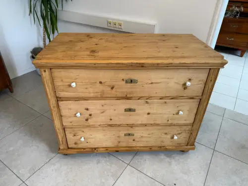 Restaurierte Biedermeier Kommode 3 Ladenkommode Antik ifantik G2033