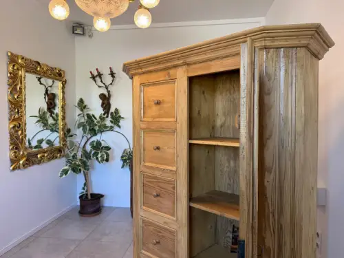 Restaurierter Biedermeier Brotschrank Almerschrank Vorratskasten Bauernschrank G