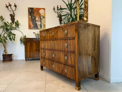 Sale Restaurierte Biedermeier Kommode Nussholz Antiquität 1840 G2048