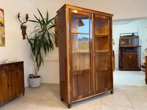 Sale Restaurierte Biedermeier Vitrine Bücherschrank Glasschrank G2046