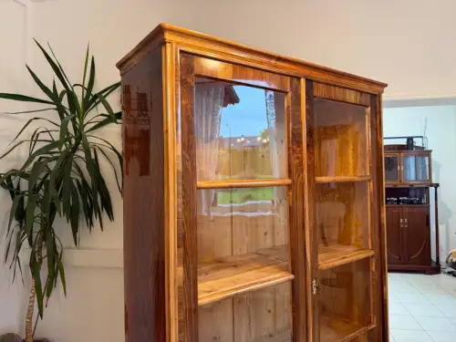 Sale Restaurierte Biedermeier Vitrine Bücherschrank Glasschrank G2046