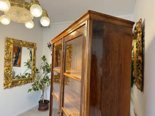 Sale Restaurierte Biedermeier Vitrine Bücherschrank Glasschrank G2046