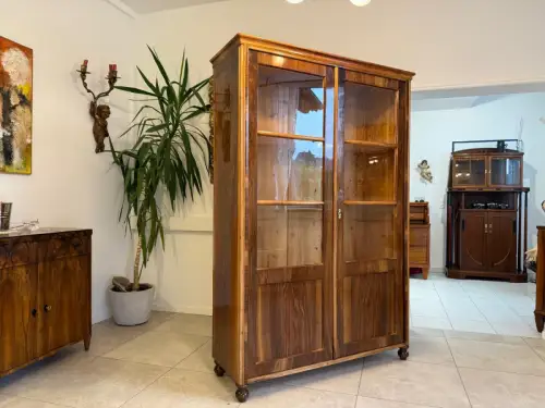 Sale Restaurierte Biedermeier Vitrine Bücherschrank Glasschrank G2046