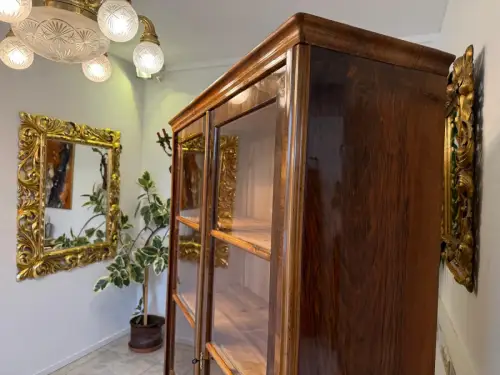 Sale Restaurierte Biedermeier Vitrine Bücherschrank Glasschrank G2046