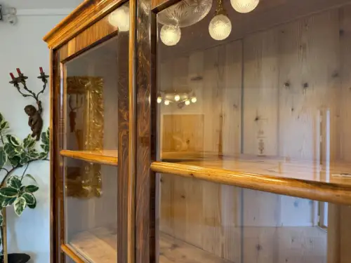 Sale Restaurierte Biedermeier Vitrine Bücherschrank Glasschrank G2046