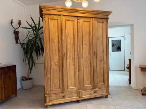 Vollholz Garderobenschrank Bauernschrank Kleiderschrank B1712 Kopie