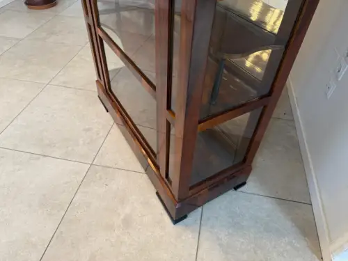 SALE Restaurierte Biedermeier Vitrine Bücherschrank ANTIQUITÄT G2085