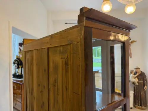 SALE Restaurierte Biedermeier Vitrine Bücherschrank ANTIQUITÄT G2085