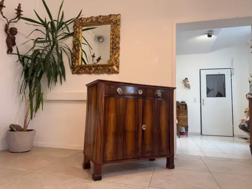 Sale Restaurierte Biedermeier Anrichte Trumeau Nussholz Antiquität B2081