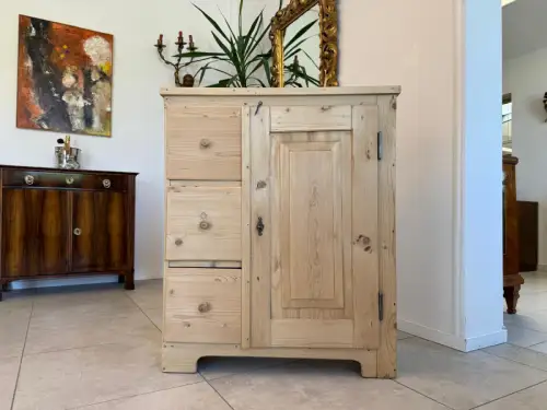 Alter Biedermeier Brotschrank Almerschrank Vorratskasten Bauernschrank Kasten G2
