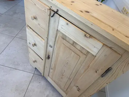 Alter Biedermeier Brotschrank Almerschrank Vorratskasten Bauernschrank Kasten G2