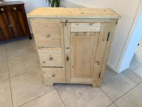 Alter Biedermeier Brotschrank Almerschrank Vorratskasten Bauernschrank Kasten G2