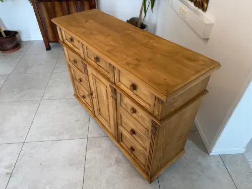 Massivholzkommode Ladenkommode Bauernmöbel Bauernmöbel Bauernschrank G2110