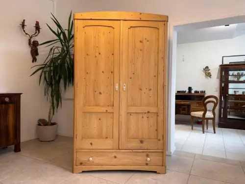 Jugendstil Bauernschrank Naturholzschrank Antik G2126