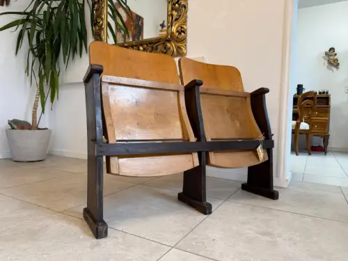 Originale Kinosessel 2er Sitz Klappstuhl Stuhl Sitzgruppe G2131