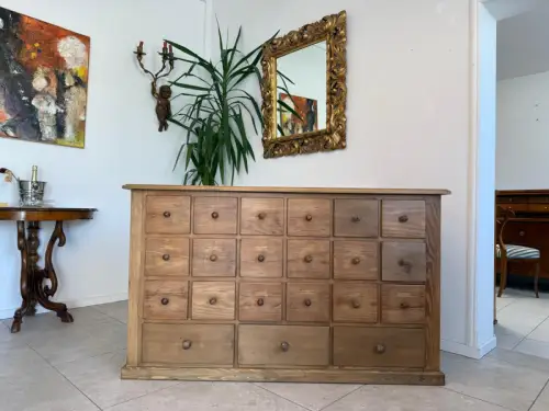 Restaurierte 21 Laden Biedermeier Kommode Ladenkommode Bauernmöbel G1790