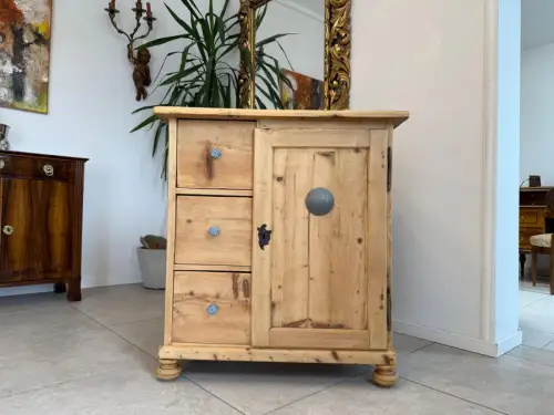 Brotschrank Almerschrank Speiskasten Bauernkasten Naturholzschrank  G2115