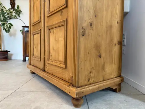 Gründerzeit Bauernschrank Bauernkasten Hallenschrank Weichholz G2135