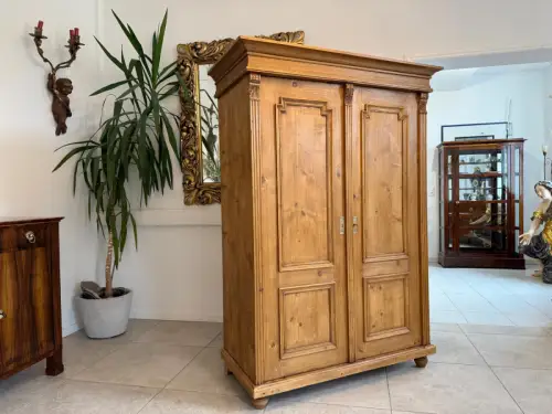 Gründerzeit Bauernschrank Bauernkasten Hallenschrank Weichholz G2135