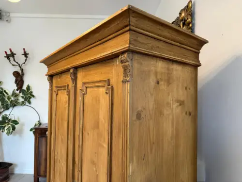 Gründerzeit Bauernschrank Bauernkasten Hallenschrank Weichholz G2135