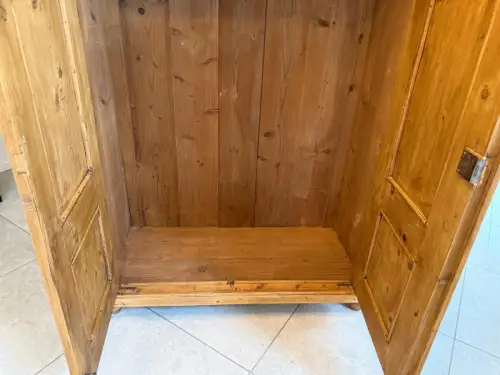 Gründerzeit Bauernschrank Bauernkasten Hallenschrank Weichholz G2135