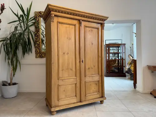 Gründerzeit Bauernschrank Bauernkasten Hallenschrank Weichholz G2132