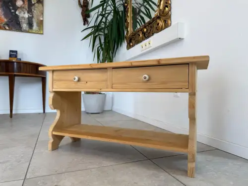 Altes  Bankerl Sitzbank Bankerl Massivholz Bauernbank G2148